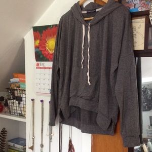Brandy Melville Heather Gray Hoodie