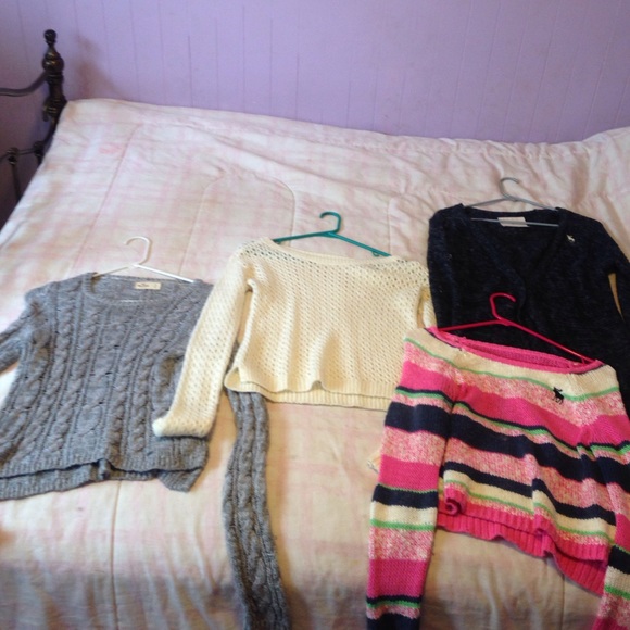 Abercrombie/hollister sweaters!
