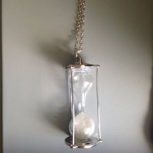 Hour glass necklace