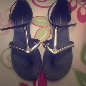 Black Mossimo Anchor sandals