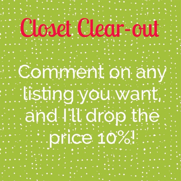 Closet Clear Out!