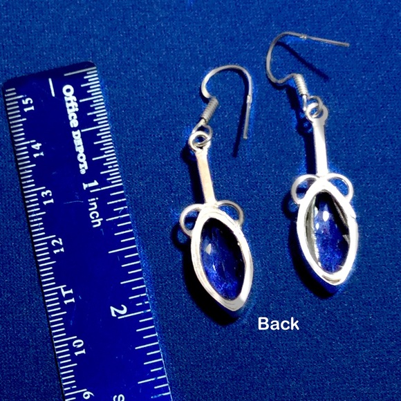 PURPLE & SILVER EARRINGS                    🎉HP🎉 - Picture 2 of 5