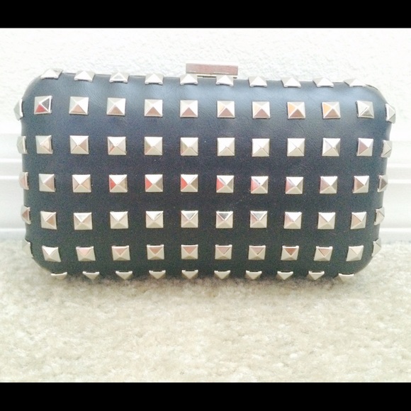 Studded clutch purse