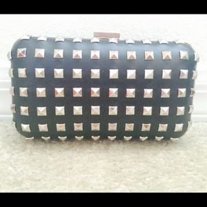 Studded clutch purse