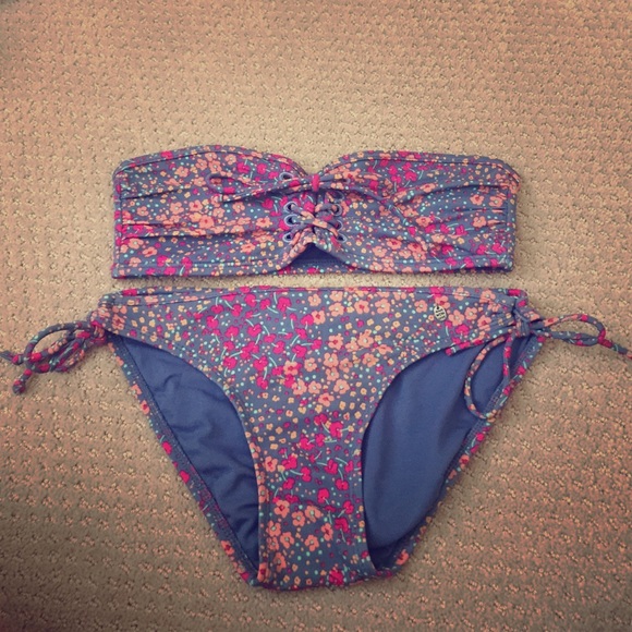 Floral bathing suit