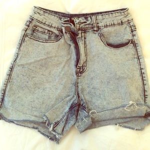 Urban outfitters acid wash shorts