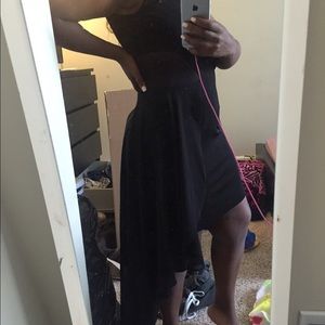 Black cocktail dress