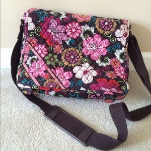 Vera Bradley Mod Floral Pink Messenger Bag