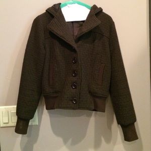 Brown forever 21 winter coat M