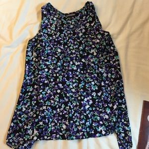 Express XS Cut Floral Tank