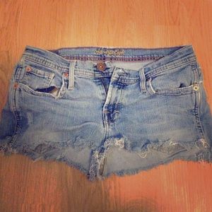 Light Wash Denim Shorts