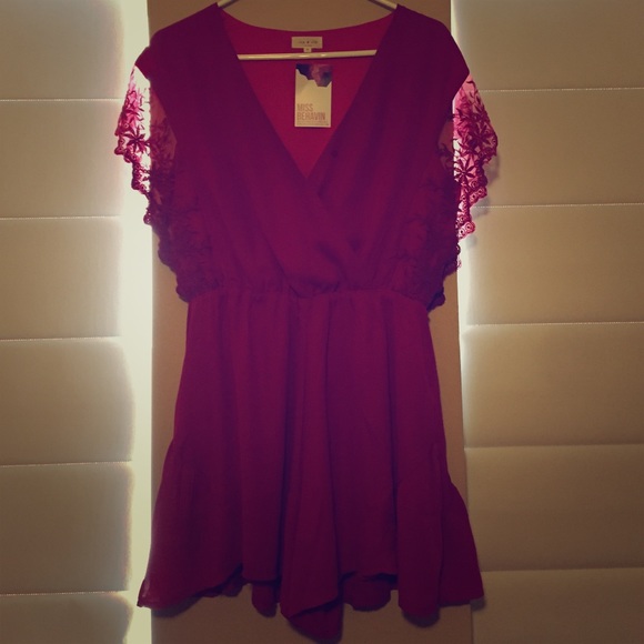NWT Beautiful Red Romper