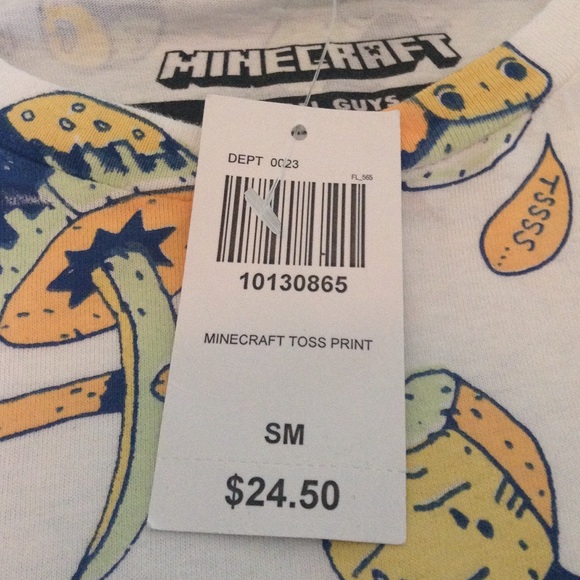Minecraft Toss print t shirt - Picture 4 of 4