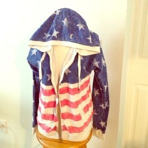 American Flag Sweatshirt