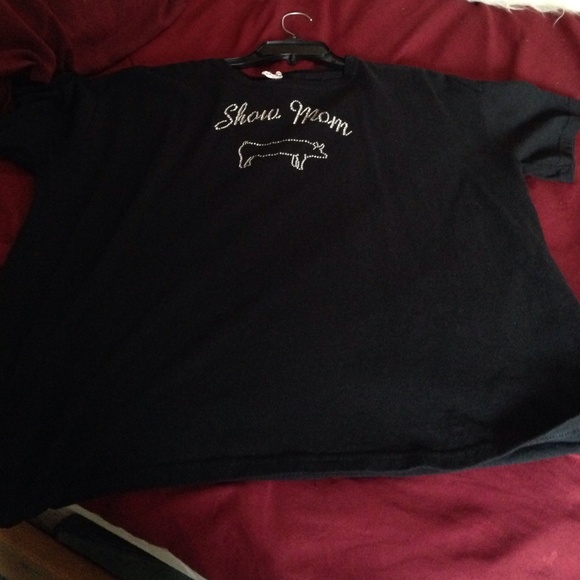 Pig show mom shirt