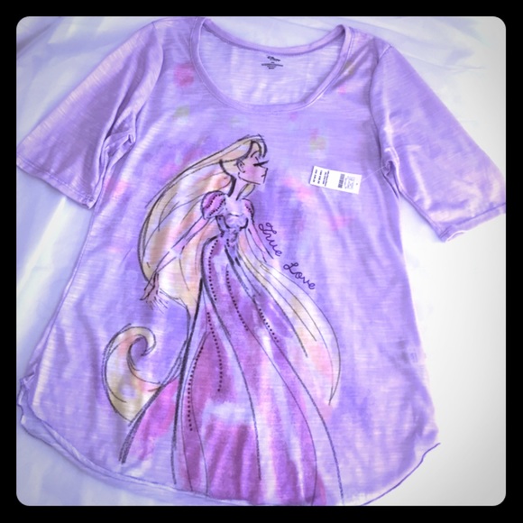 Disney Rapunzel burnout t-shirt