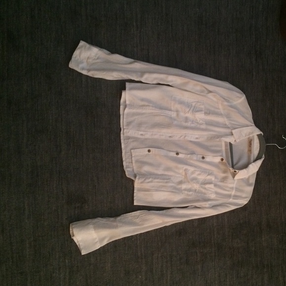 Hollister loose button up top