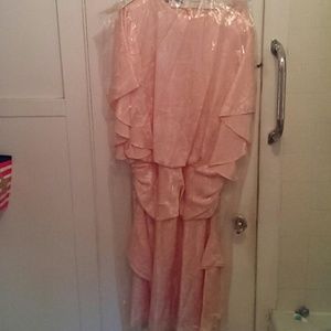 Silk-like vintage dress