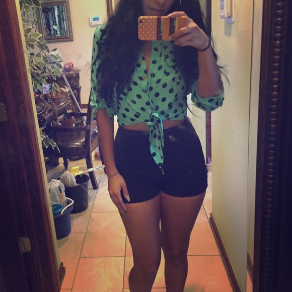 Polka dot top