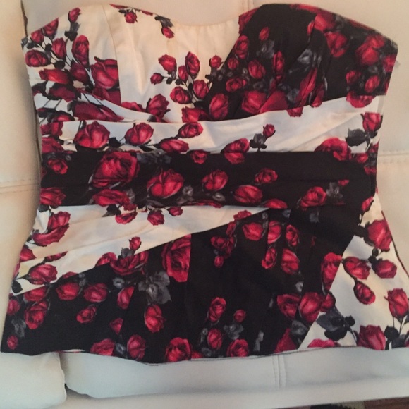 Strapless shirt