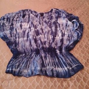 Decoded top size large 100% rayon