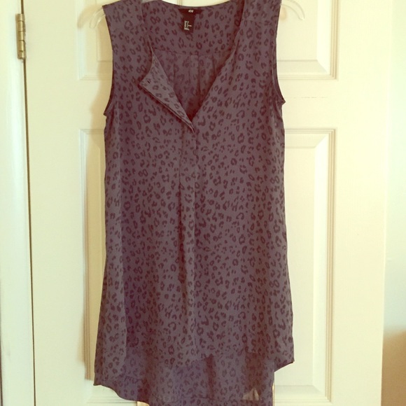 Cheetah print, high-low tank