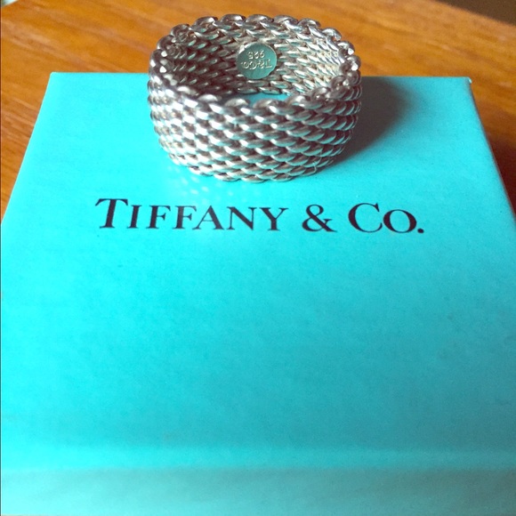 Size 6.5 Authentic Tiffany & Co. Somerset Ring.