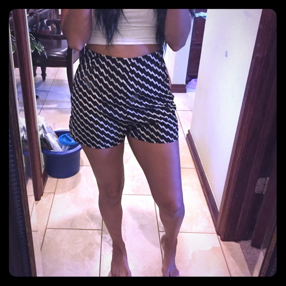 High waisted shorts