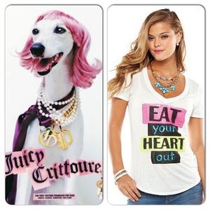 Juicy Couture Bling & Sequin Shirt! M & XL