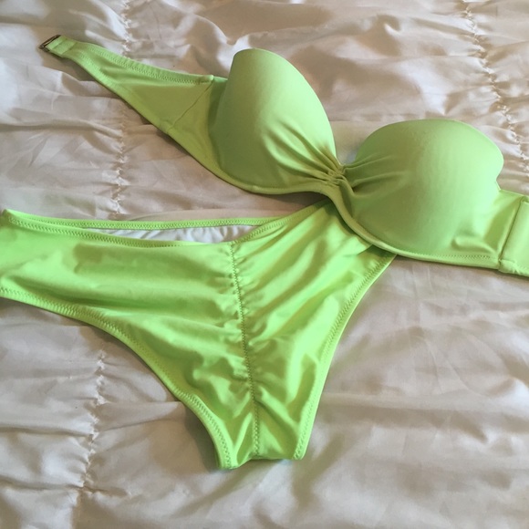 Victoria's Secret Other - Neon Cheeky & Strapless VS Bikini