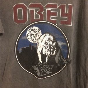 destroyed Obey wolf t