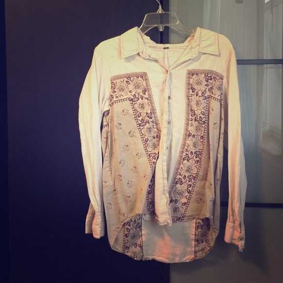 Free People NWOT Button-Down