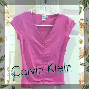 Pink Calvin Klein Shirt