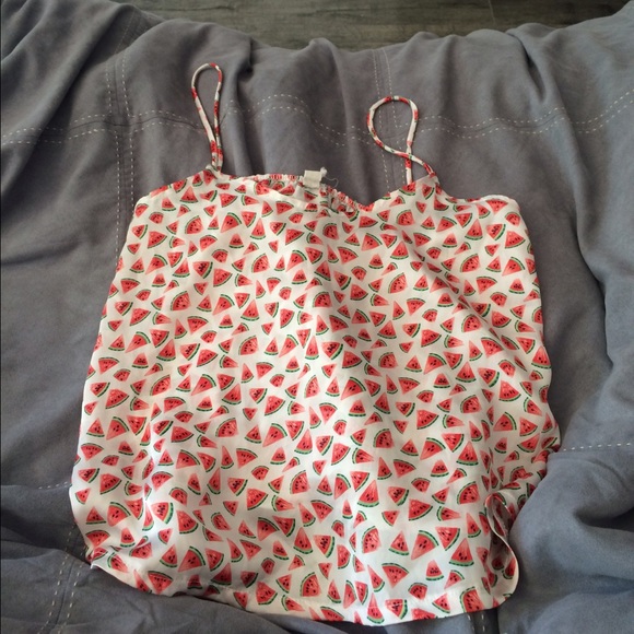 Watermelon slowly crop top