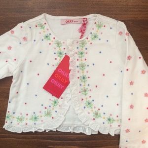 Oilily jersey jacket.   Baby girl