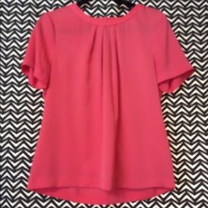 Coral blouse