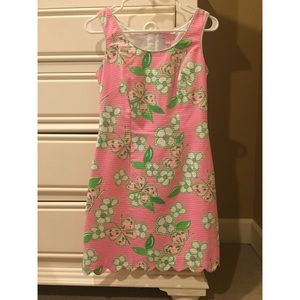 Lilly Pulitzer size 0 Tootie butterfly dress
