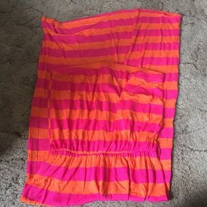 Orange and Pink maxi dress