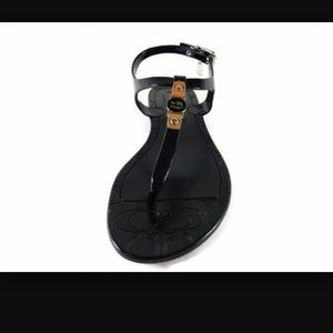 Coach black sandals