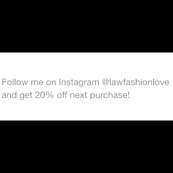 Follow me and get 25% off your purchase!!