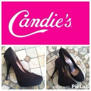 Candie's Black Platform Stiletto Heels