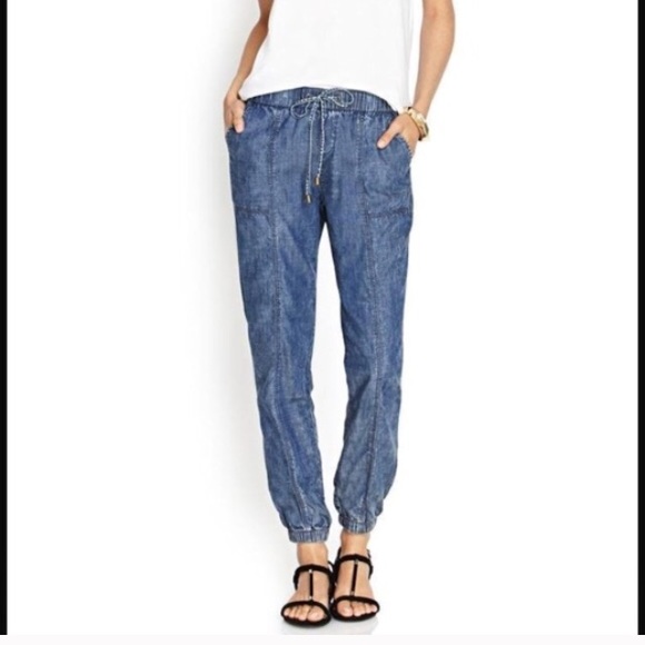 Jean joggers