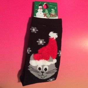 Christmas Cat Socks