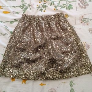 J.Crew Dublin Sequin Skirt