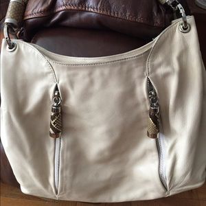 Michael Kors bag with genuine Python details