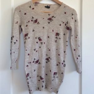 Club Monaco floral sweater