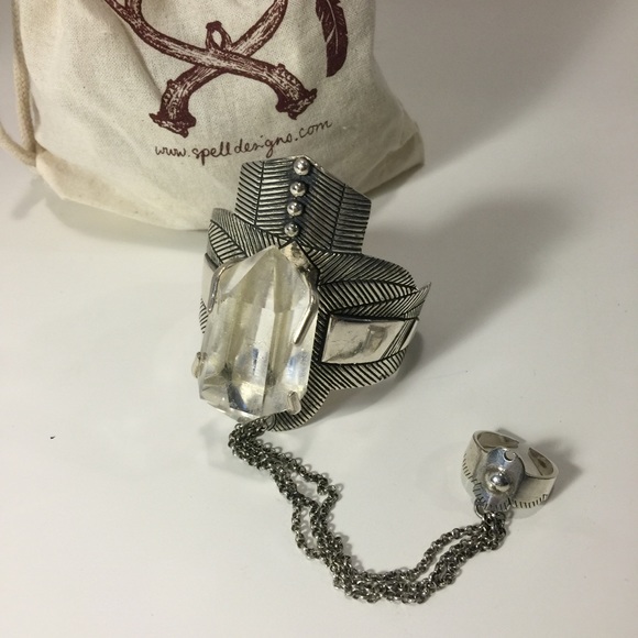 SOLD! | New Quartz Spell Thunderstruck Cuff - Picture 2 of 3