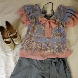 Anthropologie top by Lil