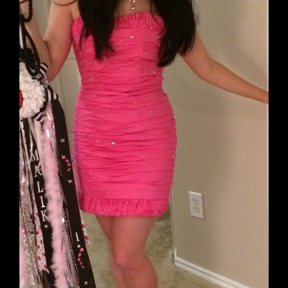 Size 1/2 hot pink party dress