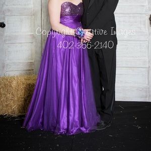Purple Prom Dress